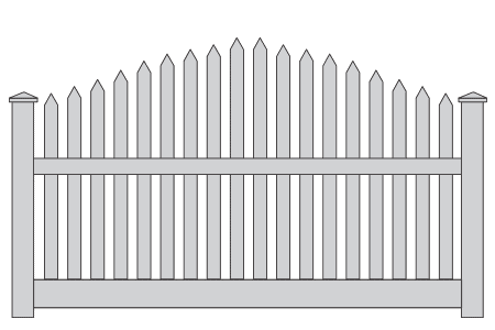 arch picket fence melbourne