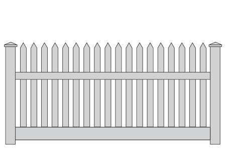 level picket fence Melbourne